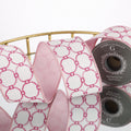 2.5" DIGITAL PRINT ON WHITE DUPION WITH SAME DUPION BACK RIBBON