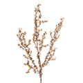 35IN Frosted Ilex Berry Spray, Soft Gold