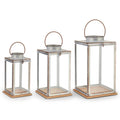 13.75" Galvanized Lantern (MEDIUM ONLY)