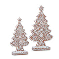13" Frosted Gingerbread Trees (Large)
