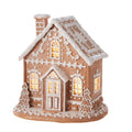 12" Lighted Gingerbread House