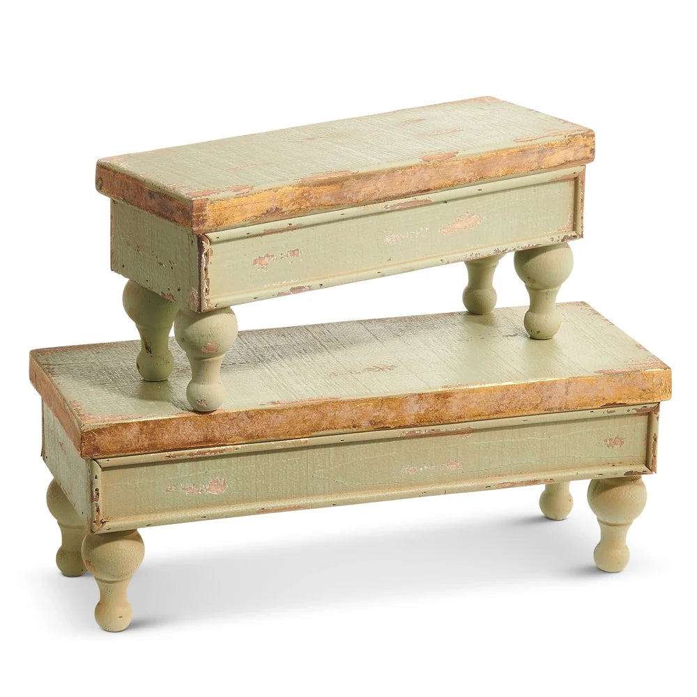 12.5" Antique Green Risers (SMALL ONLY)