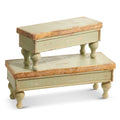 15.75" Antique Green Risers (LARGE ONLY)