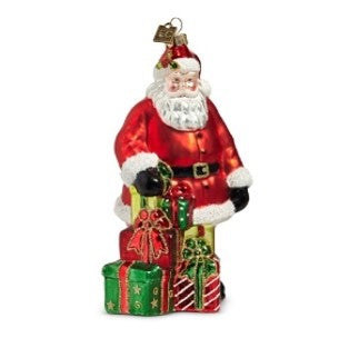 EC 6.5" Special Delivery Santa Ornament
