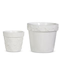5" WHITE STARS AND STRIPES PLANTER (Left Only)