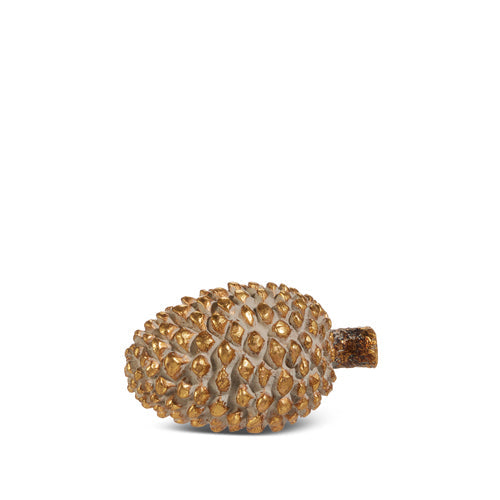 5.5" Gilded Pinecone