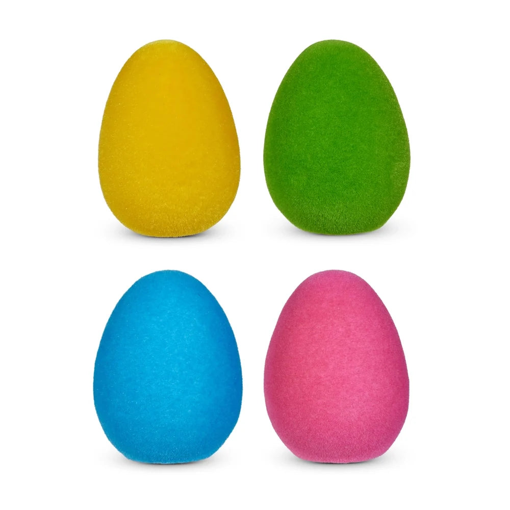 7" Bright Flocked Egg (PINK ONLY)