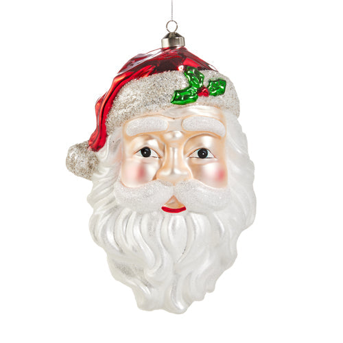 10.5" Santa Head Ornament