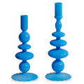 10.25" BLUE CANDLE STICKS (LARGE ONLY)
