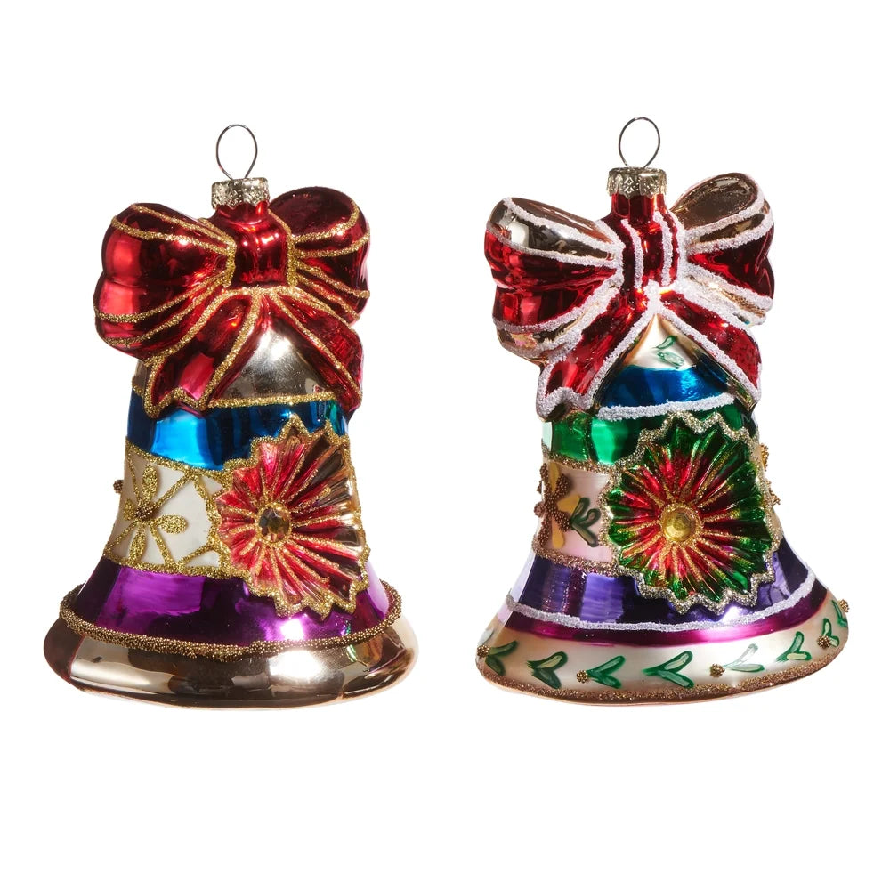 4.5" Vintage Bell Ornament (LEFT ONLY)