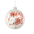 5" Holly Jolly Ball Ornament