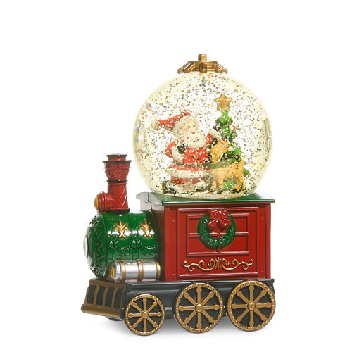 7.5" Santa Train Water Globe
