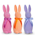 16" PINK FLOCKED BUNNY