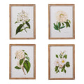 20" White Floral Framed Wall Art (TOP RIGHT)