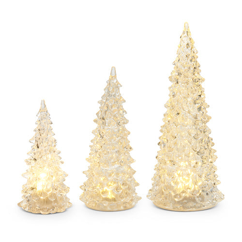8.5" Lighted Clear Trees (LARGE ONLY)