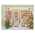 18" Holiday at the Flower Shop Lighted Wall Art