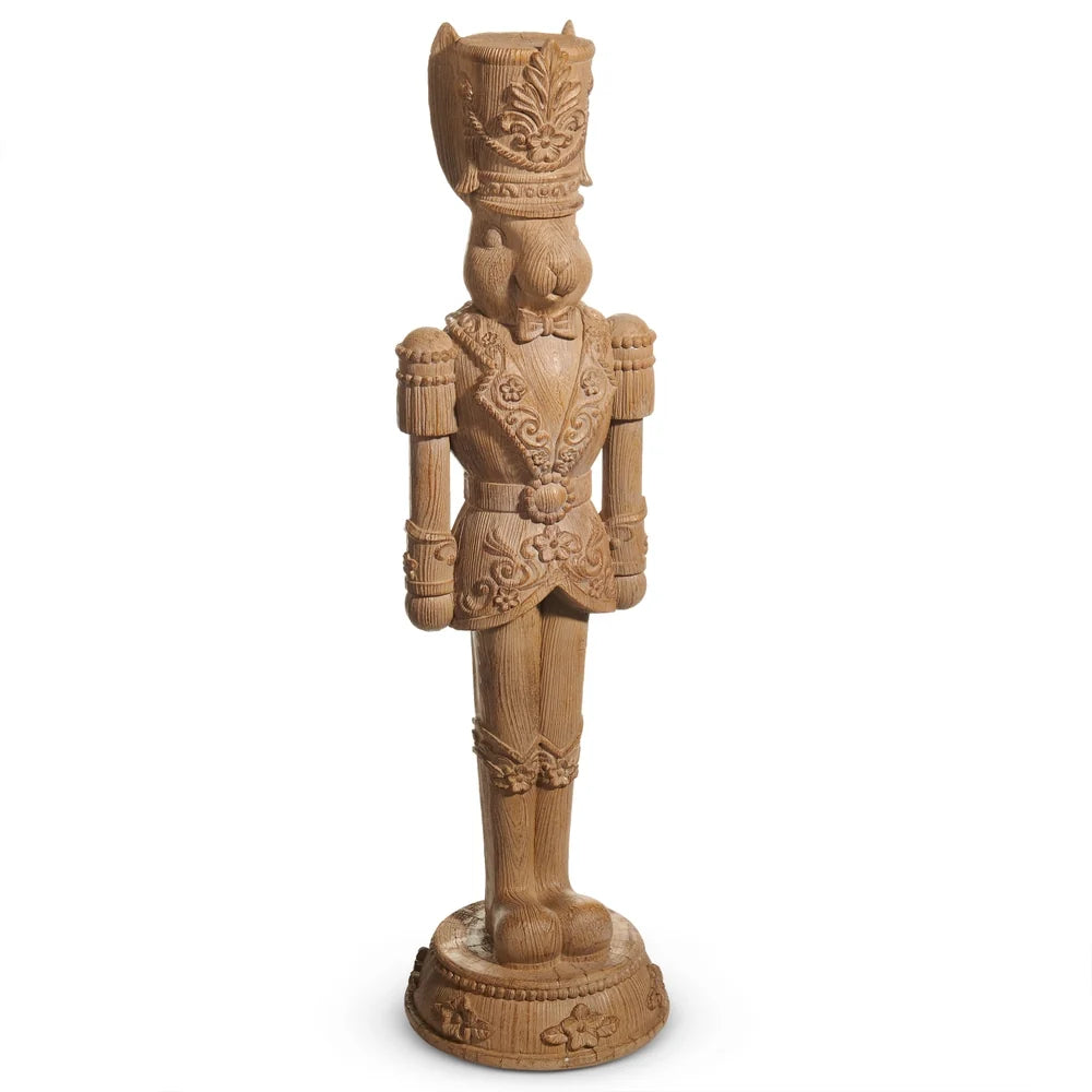 27.5" Natural Look Easter Bunny Nutcracker