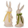 14.5" Concrete Look Rabbit with Bow (RIGHT ONLY)