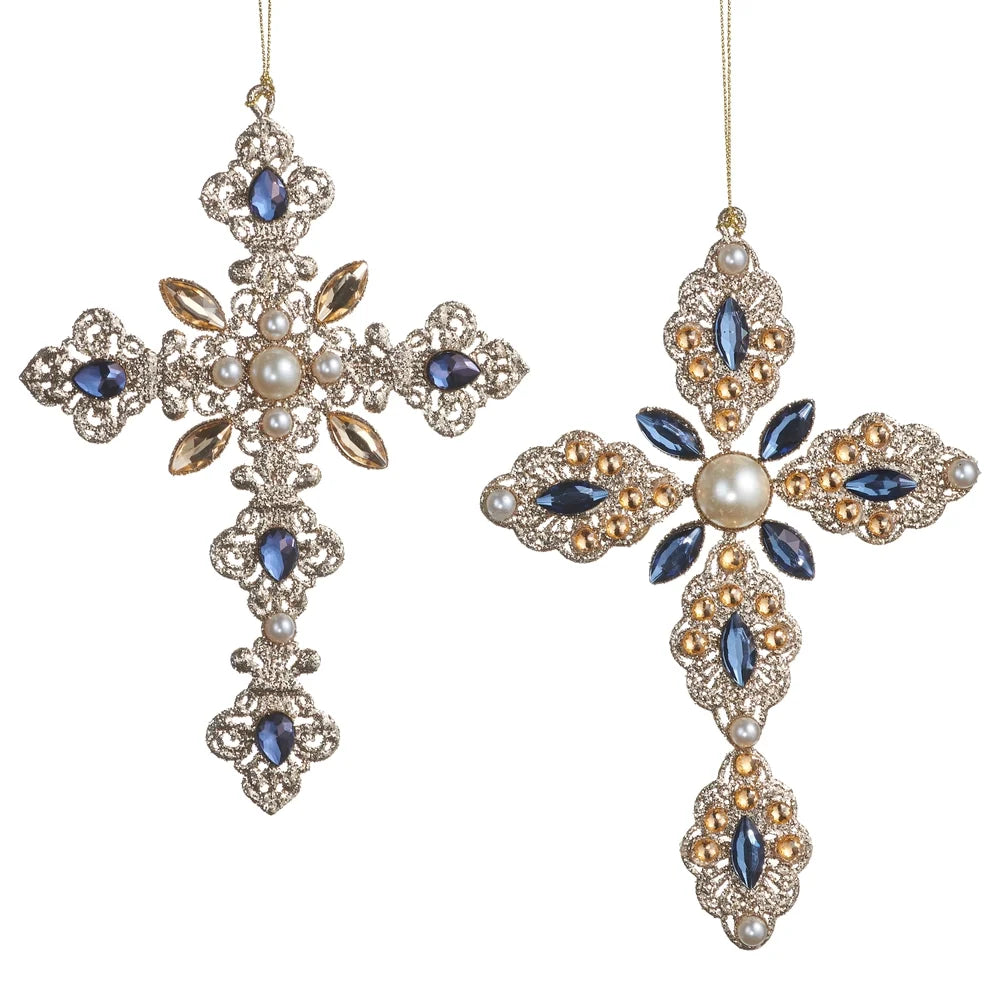 7.5" Cross Ornament (LEFT ONLY)