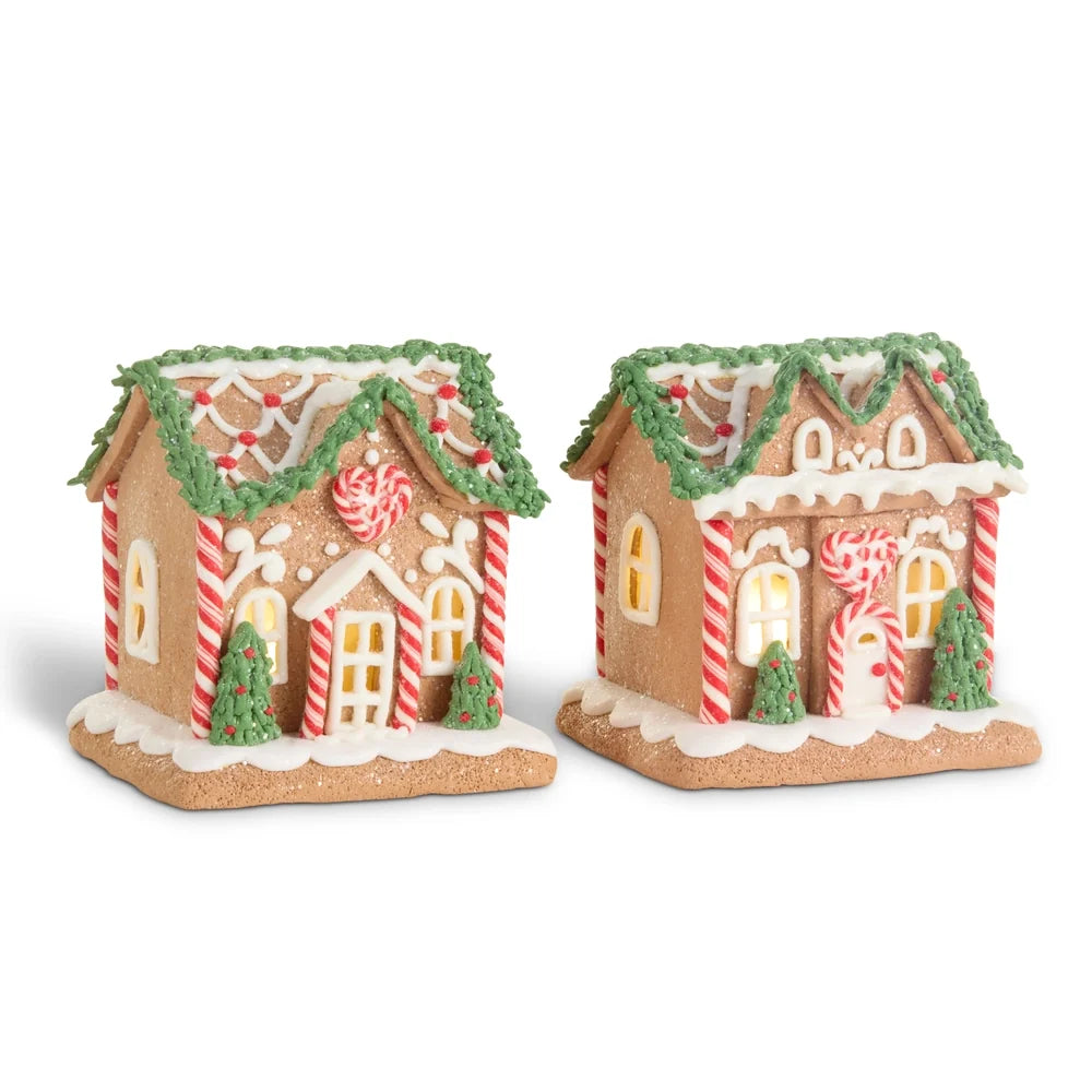 5.5" Lighted Rosemary Mini Gingerbread House (RIGHT ONLY)