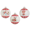 5" Santa's Adventures Ball Ornament (LEFT ONLY)