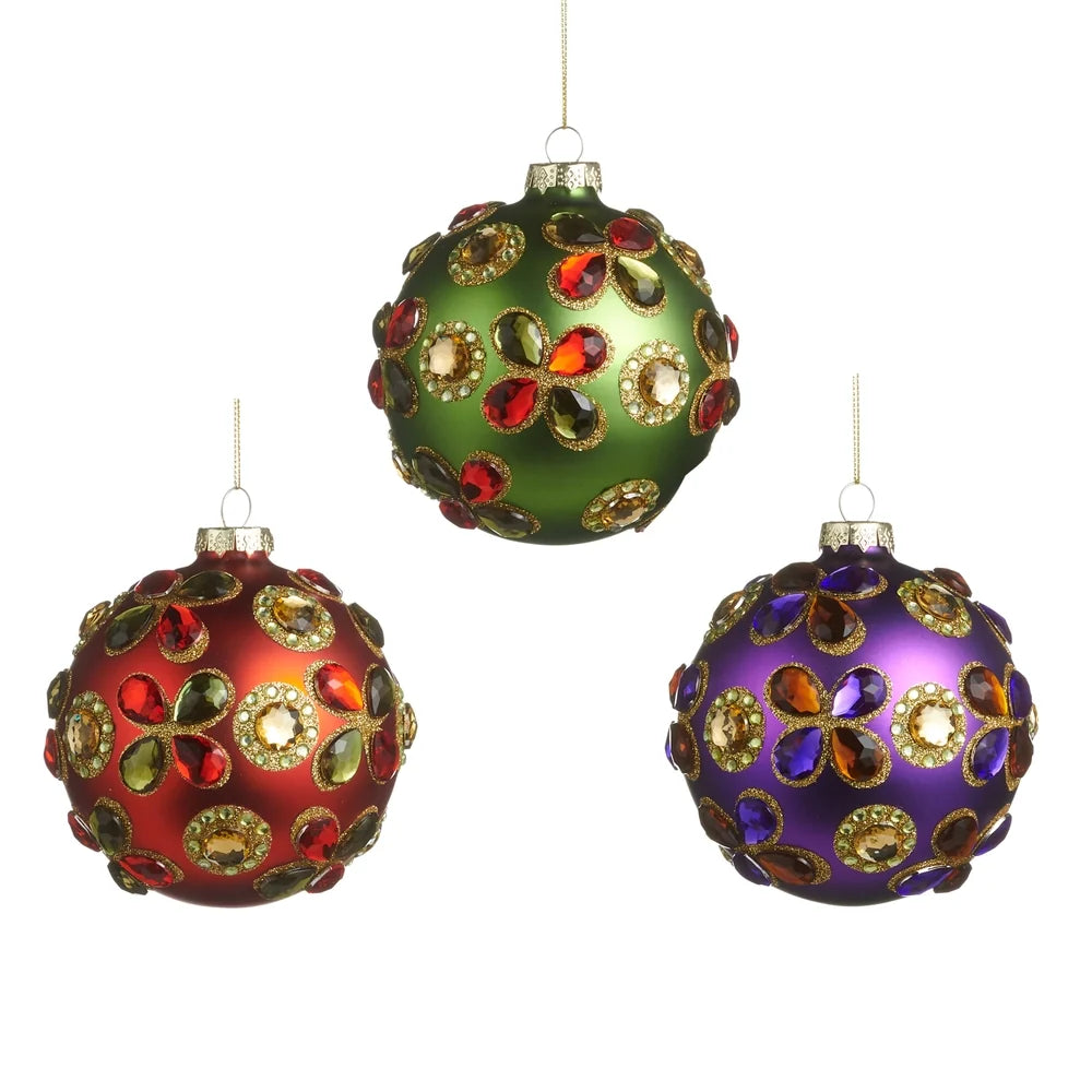 5" Jewel Ornament (RED ONLY)