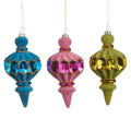 5.5" Jewel Band Finial Ornament (GREEN ONLY)