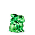8" Metallic Green Balloon Bunny