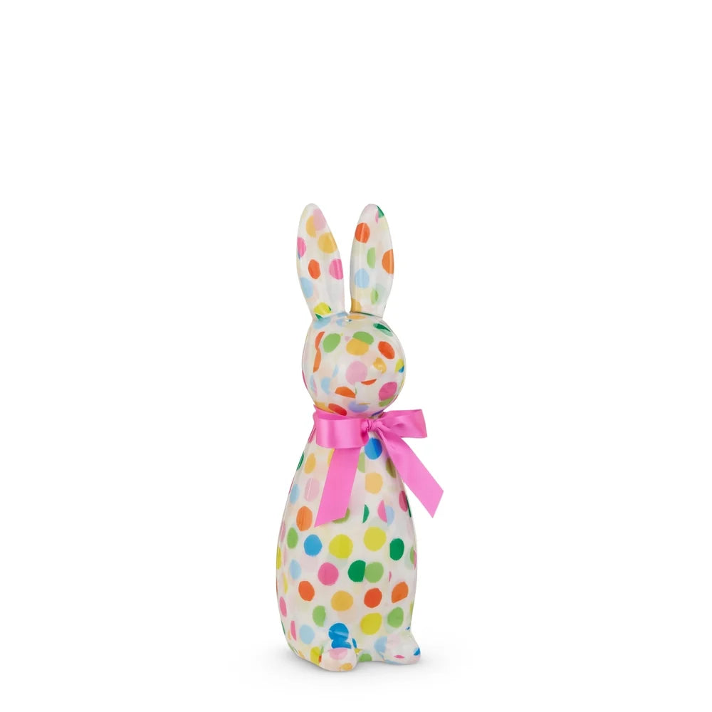12" Polka Dot Confetti Bunny