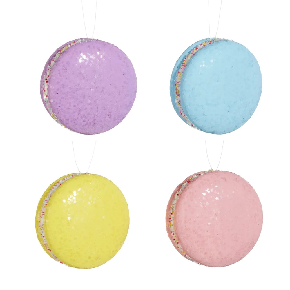 3" Sprinkle Macaroon Ornament (YELLOW ONLY)