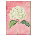 29.25" Hydrangea Stem Framed Wall Art