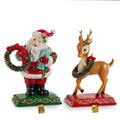11" Santa and Deer Stocking Holder (DEER ONLY)
