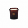 Tweed 9 oz Brown Square Candle
