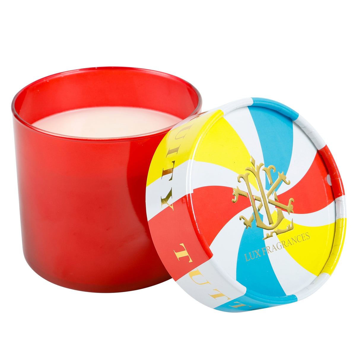 Tutti Fruity 15 oz 2 Wick Lidded Candle
