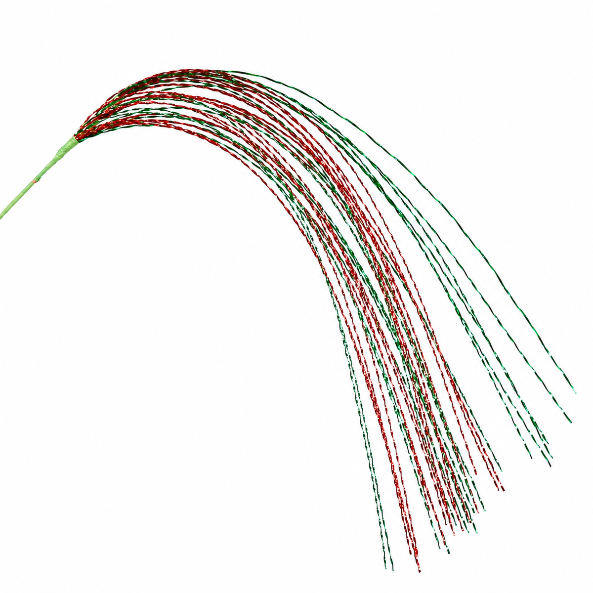 47" CHRISTMAS RD/GR FIREWORK HANGING STEM
