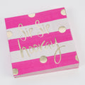 Sip Sip Hooray, Beverage Napkin..Package Of 20