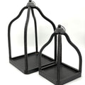 Blackwash Distress Set of 2 Lanterns