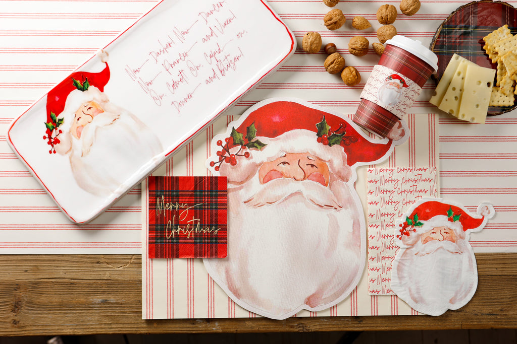 Folk Art Santa Diecut Placemat