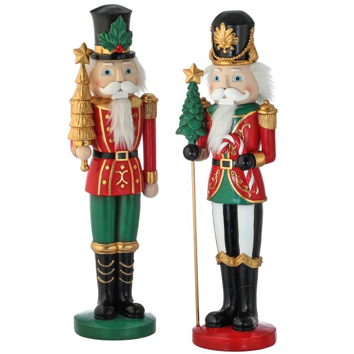 15" RESIN ROYAL NUTCRACKER (LEFT ONLY)