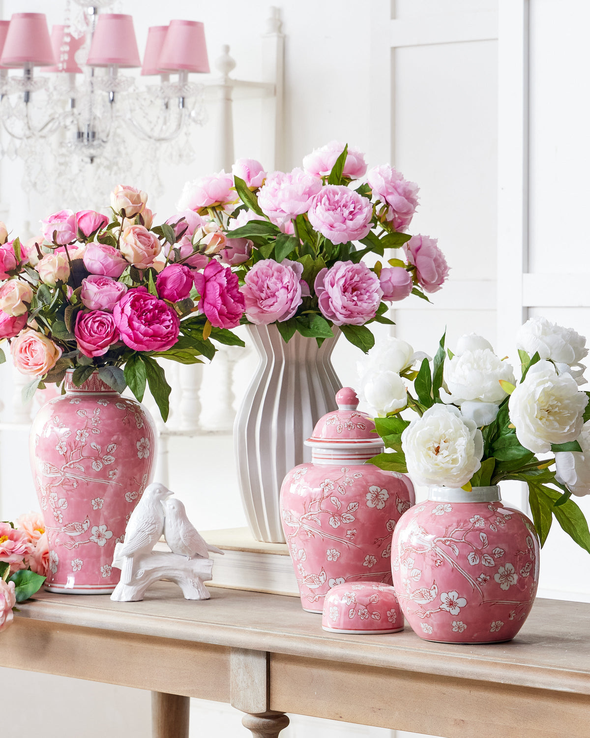 11" PINK GINGER JAR