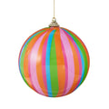 4" Stripe Ball Ornament