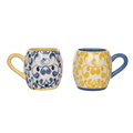 5.5" x 4.0" x 4.0" Dol Citrus Indigo Mug (LEFT ONLY)